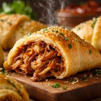 Pulled Chicken Crescents