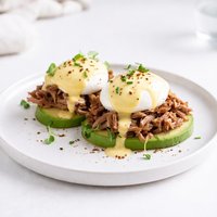 Pulled Pork Eggs Benedict