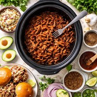 Pulled Pork with a Coffee Rub Crockpot