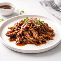 Pulled Pork with Root Beer Sauce