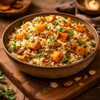 Pumpkin Almond Pilau Rice
