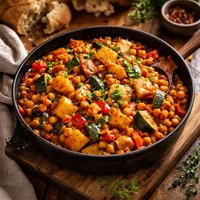 Pumpkin and Chickpea Ratatouille