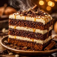 Pumpkin and Chocolate Layer Cake