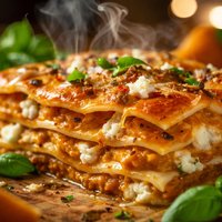 Pumpkin and Goat Cheese Lasagna