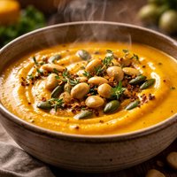 Pumpkin and Macadamia Soup Gluten Free Grain Free