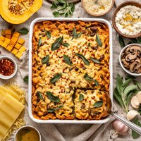Pumpkin and Mushroom Lasagna
