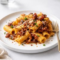 Pumpkin Bacon and Sundried Tomato Pasta Bake