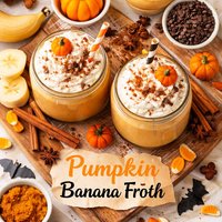 Pumpkin Banana Froth Halloween