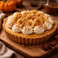 Pumpkin Banana Mousse Tart