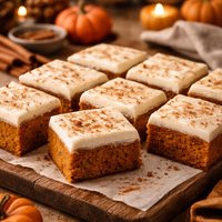 Pumpkin Bars with Cream Cheese Frosting