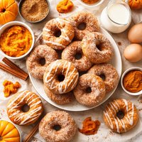 Pumpkin Buttermilk Doughnuts