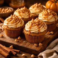 Pumpkin Butterscotch Snacking Cupcakes