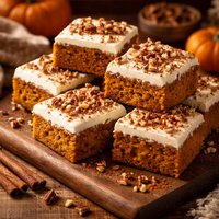 Pumpkin Cake Bars