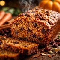 Pumpkin Carrot Raisin Spice Bread