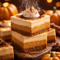 Pumpkin Cheesecake Bars