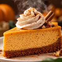 Pumpkin Cheesecake with Graham Cracker Crust