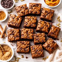 Pumpkin Choc Chip Brownies