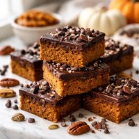 Pumpkin Chocolate Bars