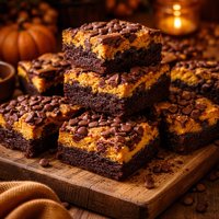 Pumpkin Chocolate Brownies