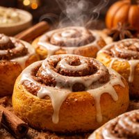 Pumpkin Cinnamon Rolls