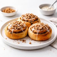 Pumpkin Cinnamon Streusel Buns
