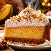 Pumpkin Coconut Cheesecake