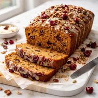 Pumpkin Cranberry Bread Loaf