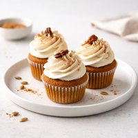 Pumpkin Cupcakes with Cream Cheese Frosting