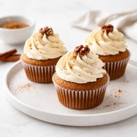 Pumpkin Cupcakes with Creamy Cream Cheese Frosting