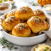 Pumpkin Dinner Rolls