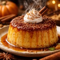 Pumpkin Flan with Brown Sugar Crust
