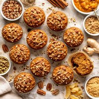 Pumpkin Ginger Nut Muffins