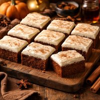 Pumpkin Gingerbread Bars