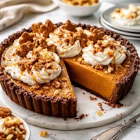 Pumpkin Gingerbread Pie