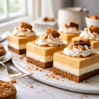 Pumpkin Gingersnap Cheesecake Bars