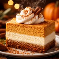 Pumpkin Layer Cheesecake