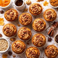 Pumpkin Maple Swirl Muffins