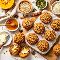 Pumpkin Oat Bran Bread or Muffins