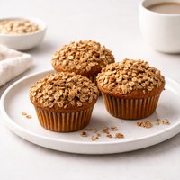 Pumpkin Oat Streusel Muffins