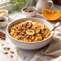 Pumpkin Oatmeal for Breakfast