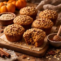 Pumpkin Oatmeal Muffins
