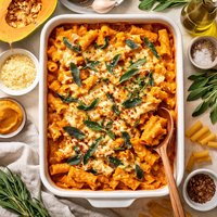 Pumpkin Pasta Bake
