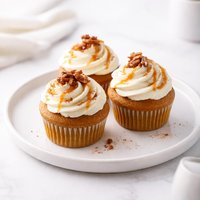 Pumpkin Pudding Cupcakes