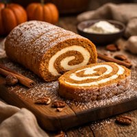 Pumpkin Roll with Cream Cheese Filling