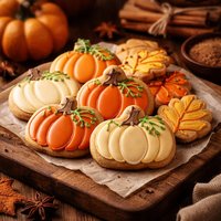 Pumpkin Rollout Cookies