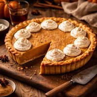 Pumpkin Rum Pie