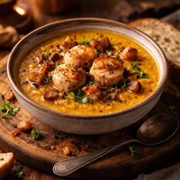Pumpkin Scallop Soup