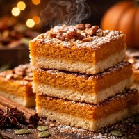 Pumpkin Shortbread Dessert