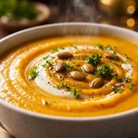 Pumpkin Soup Super Easy from a Can