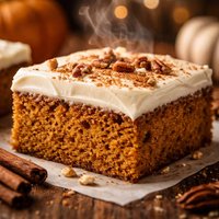 Pumpkin Spice Sheet Cake with Cream Cheese Frosting